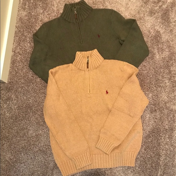Polo Ralph Lauren Sweaters - Polo Ralph Lauren half zip sweater men’s medium